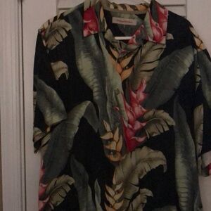 Tommy Bahama multicolored floral camp shirt